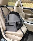 BurgeonNest Top-Expandable Large Cat Carrier, Soft Sided Cat Bag Carrier for Medium Large Pet 15 lbs, Upgrade Small Dog Car Seat, Puppy Travel Bag with Semi-Open Mode Canopy