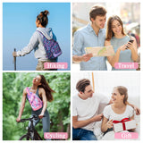 VASCHY Sling Bag for Women, One Strap Over the Shoulder Crossbody Small Backpack Chest Bag for Hiking/Travel/Outdoor Galaxy