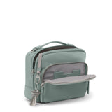 TUMI - Voyageur Teghan Crossbody - Women's Compact Everyday Purse with Leather Trim - Thyme