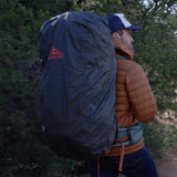 Kelty Backpack Rain Cover, Water Proof Cover for Hiking and Backpacking Packs 30 to 105 Liters, Elastic Cinch, Integrated Stuff Pocket, 2024 Update (Large (55-75L))