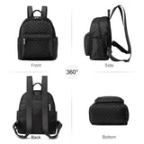 LOVEVOOK Mini Backpack for Women - Light Weight, Waterproof, Fashion - Black
