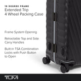 TUMI 19 Degree Frame Extended Trip 4 Wheel Packing Case - Lightweight Suitcase - Hard Shell Luggage - 30.0" X 20.5" X 11.0" - Black Texture