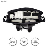 RAINS Trail Rolltop Waterproof Backpack – Black Rolltop Urban Daypack Water Resistant Water Repellent Minimalist Design for Men & Women – 2 Year Warranty