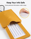 LUGGEX Underseat Carry On Luggage & Luggage Tag for Suitcases