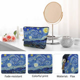 Kalygon The Starry Night Cosmetic Bags For Women, Galaxy Farmhouse Roomy Makeup Bag Toiletry Bag Accessories Organizer Storage Bags Makeup Pouch For Travel Business Gym Camping Bathroom