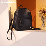 Montana West Medium Backpack Purse for Women Anti Theft Backpack with Secured Zipper & Tassel