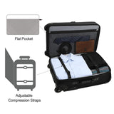 Modoker Rolling Garment Bag with Wheels Luggage for Suits with Wheels Wheeled Garment Bag for Travel 2 in 1 Rolling Duffel Bag, Black