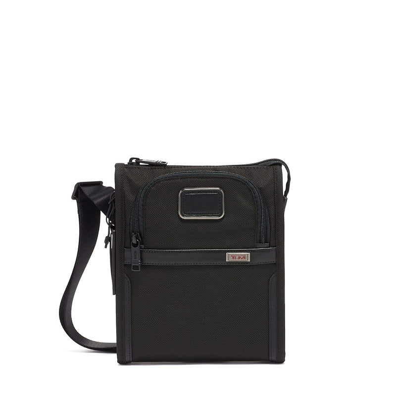 TUMI - Alpha Medium Crossbody - Men's and Women's Everyday Crossbody Bag - Adjustable Shoulder Strap - For Business & Travel - Black