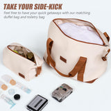 Cosbarn 5 Piece Luggage Sets with Spinner Wheels, Hardshell ABS Suitcase Set with Tsa Lock, Lightweight Hardside Waterproof Travel Suitcases for Men Women, White (20"/24"/28")