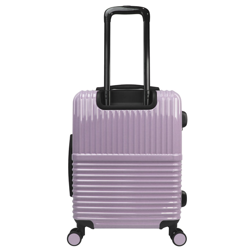 World Traveler Dejuno Tonal 2-Piece Polycarbonate Lightweight Hardside Expandable Spinner Luggage Set with TSA Lock - Lavender (20 & 28)