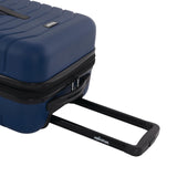 Wrangler Trunk Spinner Suitcase Set, Poseidon Blue, 2 Luggage & 2 Packing Cubes