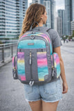 Eastsport Extra Large Backpack Expandable Oversized For Travel Hiking Work Camping Sports Outdoors With Drawstring Bag 18x13.5x9.5 Mochila De Viaje Ombre