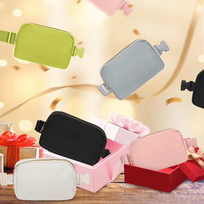 VOROLO Fanny Pack For Women And Men Crossbody Bag Belt Bag with Adjustable Strap Graduation Gifts Black