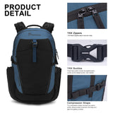 MOUNTAINTOP 40L Hiking Backpack Lightweight Travel Camping Backpack with Waist Strap&YKK Zippers for Men Women