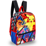 Pokemon Backpack Set - Bundle with 16" Backpack, Utility Bag, Water Bottle, Pencil Case, More | Pokemon School Bag for Kids