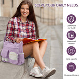 Women's Messenger Bag - Professional Crossbody Work Satchel Stylish Office Purse for Business Travel & Commuting(Purple)