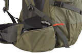 Kelty Coyote 60-105 Liter Internal Frame Backpack - Hiking, Backpacking, Travel, Hydration Compatible, Fully Adjustable (65L / Dark Olive)