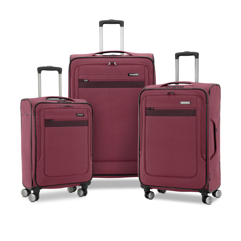 Samsonite Ascella 3.0 Softside Expandable Luggage with Spinner Wheels, 3-Piece Set (20/25/28), Mauve Haze