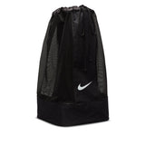 Nike Club Team Swoosh Soccer Ball Bag - Black/Black/White, 86 x 47 x 47 cm, 164 l