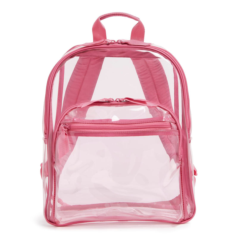 Clear Large Backpack, Ibis Rose, One Size