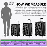 Ricardo Beverly Hills Melrose Hardside Expandable Luggage with Lightweight Construction for Smooth Traveling, Stylish, Durable, and Spacious, Men and Women, Black, Check-In Large 29-Inch