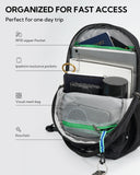 WATERFLY Small Crossbody Sling Bag: RFID Blocking Anti Theft Sling Backpack Chest Bag Travel Hiking Daypack Man Woman
