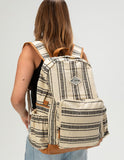Billabong Womens Home Abroad Backpack, Black & White
