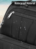 FIGESTIN Underseat Carry On Luggage with Wheels, 16-inch Softside Rolling Under Seat Luggage, Lightweight Overnight Carry On Suitcase for Women Men(Black)