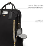 TUMI - Voyageur Atlanta Backpack - Travel Backpack for Women - For Business, Commute - Holds Up to 17" Laptop - Black - Gold Hardware