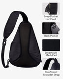 WATERFLY Sling Bag Crossbody Backpack: Over Shoulder Daypack Casual Cross Chest Side Pack