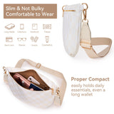 KALIDI Checkered Crossbody Bags for Women Travel Flat Fanny Packs for Woman Men Nylon Cross Body Purse Fashion Belt Bum Bag