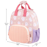 GAGAKU Toddler Backpack for Girls - Kids Mini Backpacks 2-5 years old Cartoon Breathable Comfortable Preschool Backpack for School Travel - Pink Cat