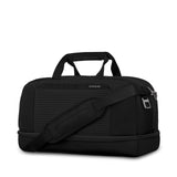 Samsonite Paralux Weekender Duffel Bag, Travel Carry-On Bag with Wide Opening, Drop-Bottom Shoe & Laundry Compartment, AirTag™ Holder, StackIt™ Strap - Business & Leisure Travel Bag - Black