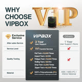 Vipbox Luggage Sets 3 Piece (3-YEARS VIP SERVICE) Hardshell Expandable Lightweight Ultra Durable 100% PC Carry On Travel Suitcase Set with TSA Lock Spinner Wheels, Premium Black