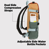 Topo Designs Rover Pack Classic - Daily Daypack for Commutes, Day Trips, Hikes, Iconic Denver Design, Recycled Nylon Durable Construction, PFAS-Free, Fair Trade, BlueSign Approved (Black/Black)