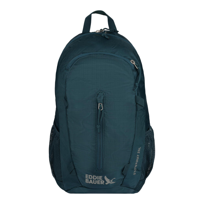 Eddie Bauer Stowaway Packable Backpack | Travel | Outdoor | Lightweight | Foldable | Durable | Ripstop Polyester | 20L - Marine