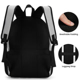 BIKROD Backpack for Men and Women, Lightweight Casual School Backpack for Teens Boys and Girls, Daily-use Travel Laptop Backpack with 17.3 Inch Notebook, High School Bookbag