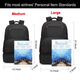 seyfocnia Gym Backpack for Men, Waterproof Sports Backpacks With Shoe Compartment Lightweight Workout Trainning Back Pack Casual Travel Daypack-Black