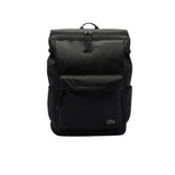 Lacoste Unisex Neocroc Rectangular Backpack, Black, One Size