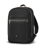 Samsonite Mobile Solutions 2 Essential Backpack - Work & Commuter Backpack with Padded Laptop Compartment, Front Zip Pocket with Key Leash, Water Bottle Sleeve, StackIt™ Strap - Black