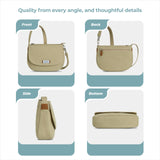 Travelon Anti-Theft Heritage Saddle Crossbody