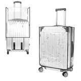 Cosmos 1 Pc Luggage Cover Clear PVC Suitcase Cover Protector Travel Luggage Transparent Protective Cover Waterproof and Dustproof Luggage Suitcase Protector for Women and Men (30 Inch)