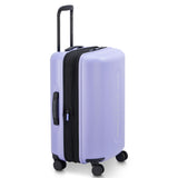 florence by mills Catch Flights Hardside Expandable Luggage with Spinner Wheels, Lavender, Carry-On 20 Inch