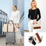 Convertible 2-in-1 Garment Bags for Travel, 50L Carry On Garment Duffle Bag With Shoe Compartment Large Weekender Bag for Women Men Hanging Suitcase Suit Travel Duffel Overnight Bags 4pcs Set