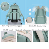 VIDOSCLA Teen Girls' Backpack for School Color-blocking Sports Kids Backpack for Teens Middle School Students Bookbag