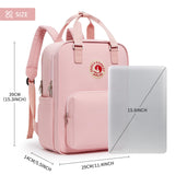 KALIDI 16 Inch Women Laptop Backpack, 15.6 Inches Business Office Work Daypack Rucksack Travel Airplane Gym Bag