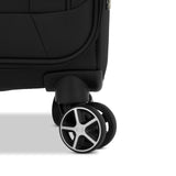 Samsonite Saire LTE Softside Expandable Luggage with Spinner Wheels, Black, 3-Piece Set (Carry On/Medium/Large)