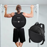 PACEARTH Weighted Strength Training Backpack – Adjustable Weight Plate Bag for Calisthenics, Pull-Ups, Squats & Core Workouts – Fits 17.7