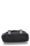 Gucci, Pre-loved Black Original GG Canvas Buckle Flap Messenger, Black
