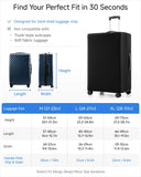 LUGGEX Luggage Cover, Suitcase Covers for Luggage with Hook & Loop Bottom Closure, Luggage Covers for Suitcase Tsa Approved(28-31 Inch)